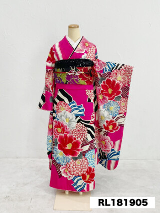 振袖かとうの振袖 /白色/赤色/エレガント/牡丹柄/ Vサンク | My振袖