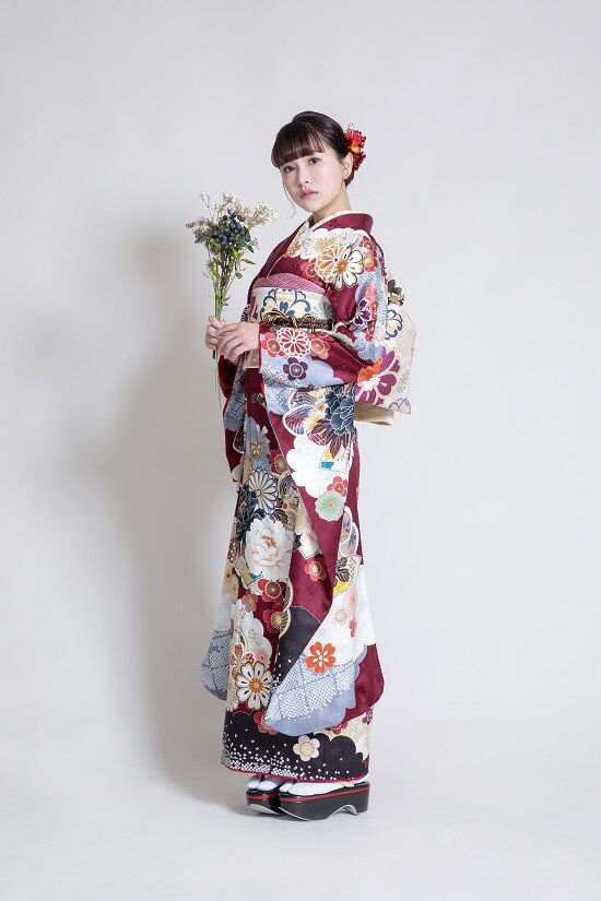 みゆ はんなり桜 銀彩華やか 振袖フルセット7点 m16 成人式 みゆ