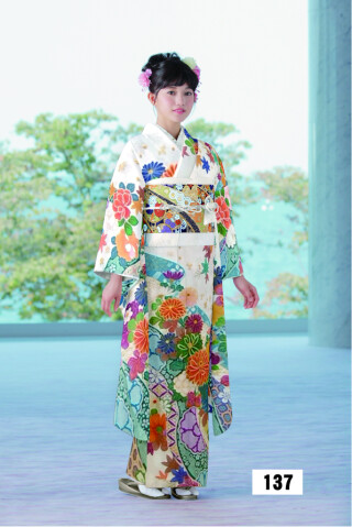 岩田呉服店 長岡店の振袖 /白色/その他色/キュート/花柄/ №022 | My振袖