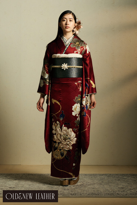 錦屋 尾道店の振袖 /赤色/古典/花柄/ NON-5543 | My振袖