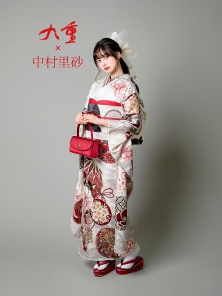 九重 x 中村里砂 正絹振袖 全て揃ったフルセット トールサイズ 中村里