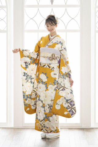 coco@　振袖　振り袖　正絹 レトロ5│振袖レンタル 販売・卒業式袴レンタル「FURISODE CoCo