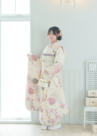 ノーブル・ヴィオラコーデ♥︎振袖小物5点セット 個性派振袖をお探しの方は大人気ヴィンテージスタイル✨✨｜成⼈式の