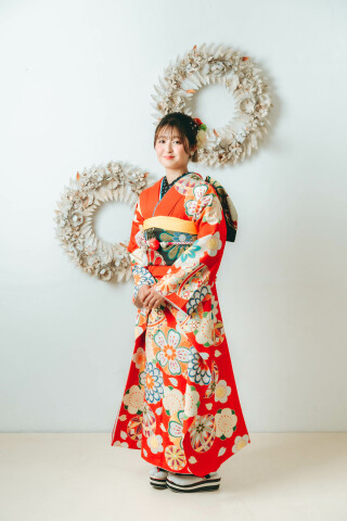 紅椿の舞_振袖_98146 | フォトスタジオkokoroiki