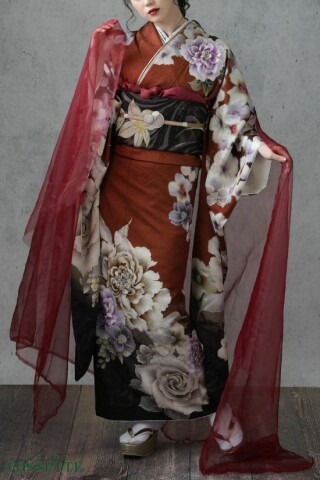 F-2584 玉城ティナ×紅一点_振袖_80895 | トータルスタジオフォセット　福岡西店