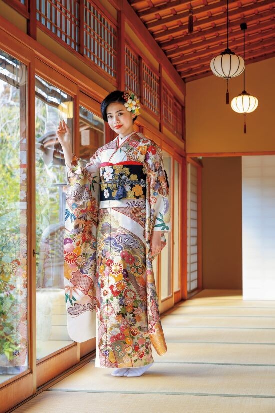 一華-ICHIKA-」 松井山手店の振袖 /白色/古典/熨斗柄/ No.1812 | My振袖