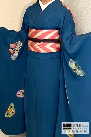 アールヌーボー蝶_振袖_94601