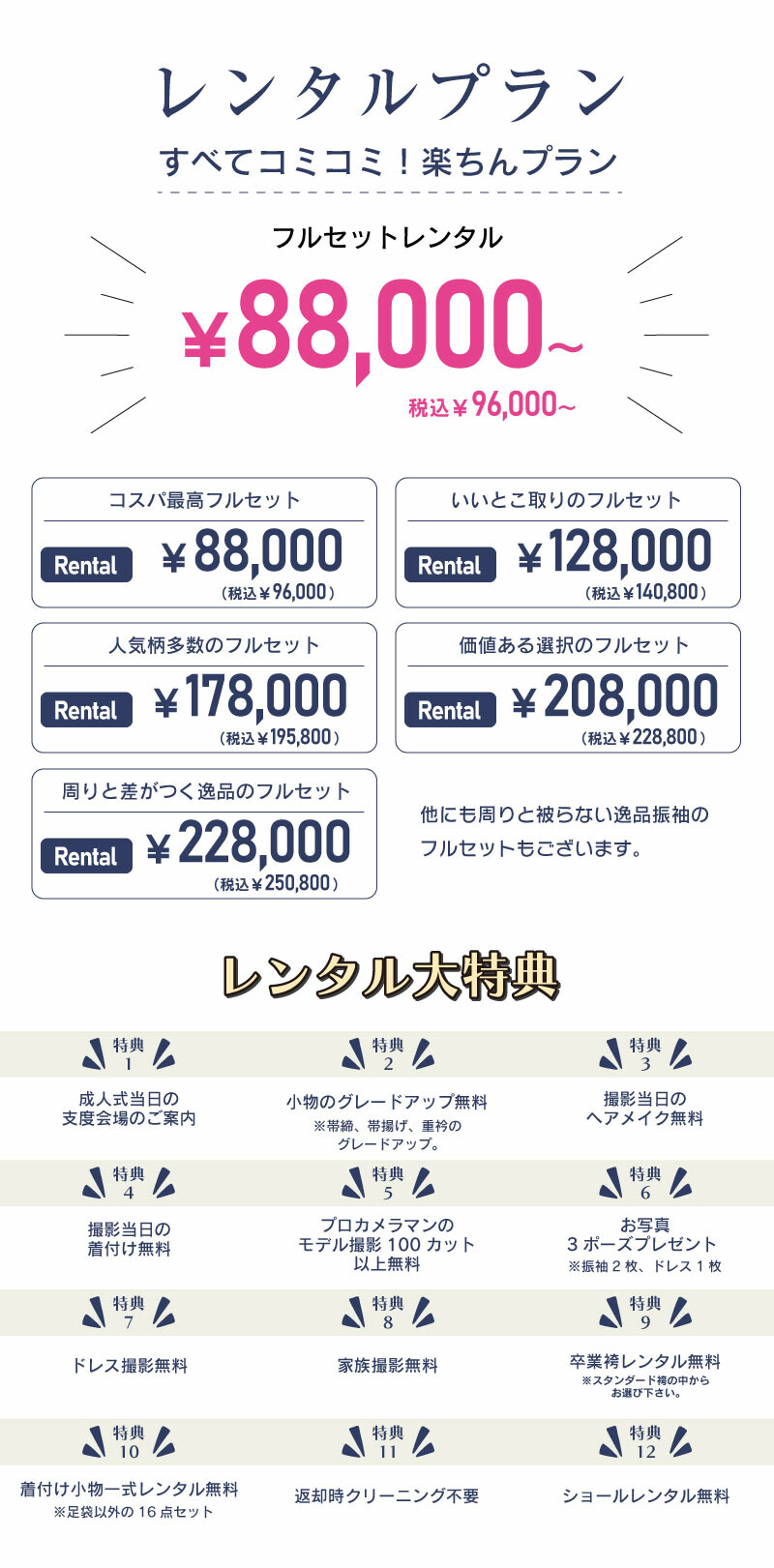 06-レンタル価格・特典一覧