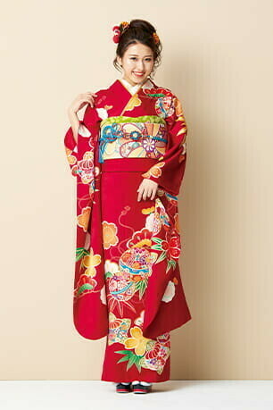 kiara♡　振袖　セット　中古　美品　赤　成人式　一蔵　オンディーヌ 2ページ目) 振袖の画像・衣装ギャラリー / 一蔵＆オンディーヌ