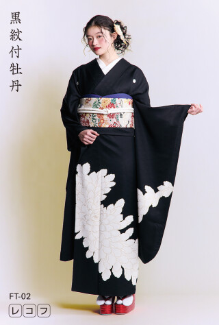黒紋付牡丹_振袖_72702