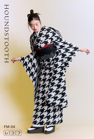 Houndstooth［木綿振袖］_振袖_72732