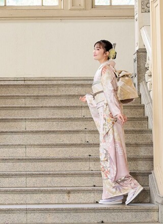 薄ピンク地 はんなり古典振袖_振袖_74296