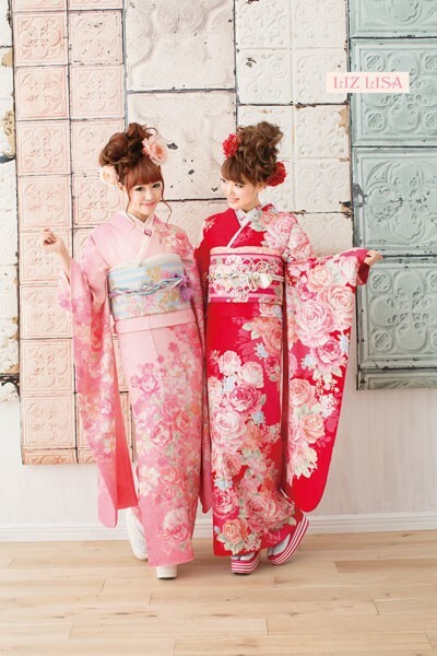 スーパーときめき 福井店の振袖 /ピンク色/キュート/花柄/ LIZ