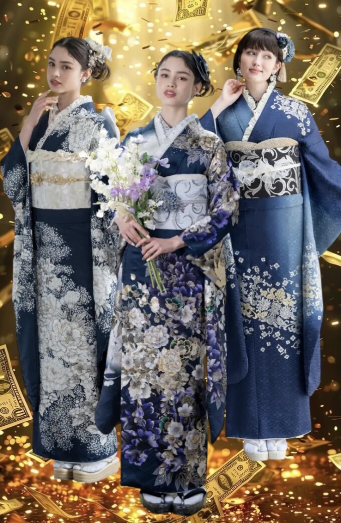 埼玉安い振袖成人式レンタルプラン / 龍,虎,鳳凰の柄専門店 神楽呉服店