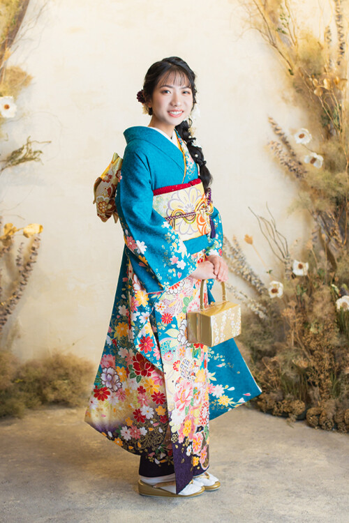 LILY 広島店の振袖 /水色/古典/花柄/ 8 | My振袖