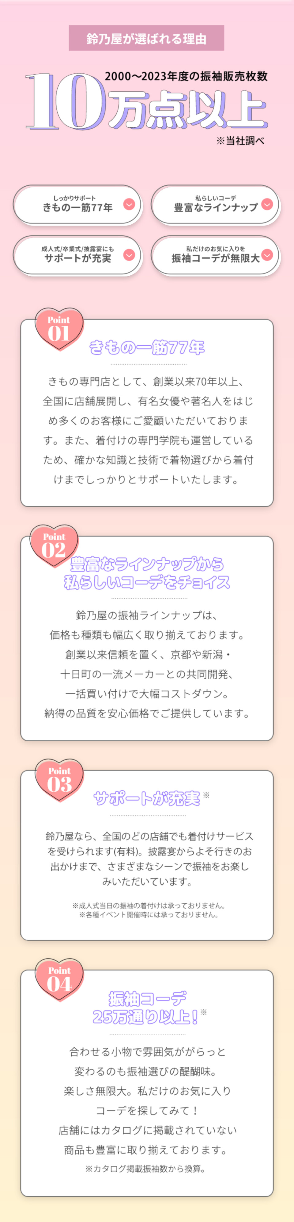 選ばれる理由