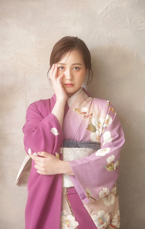 振袖 Palette 札幌中央店の振袖 /紫色/白色/レトロ/花柄/ SSS332 | My振袖