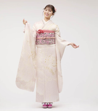 「大牡丹」　京友禅振袖 京友禅袋帯（板場友禅）和晃苑謹製_振袖_91765 | KIMONO KIND