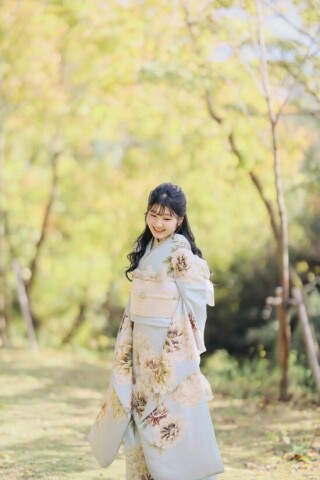 水色　牡丹_振袖_91804 | kimono HANAIRO 神戸店 -Fuji Studio cadeau-