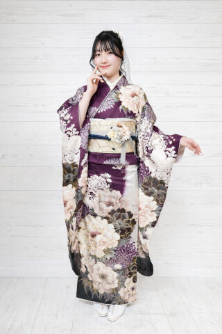 華徒然×吉木千沙都 HT-23_振袖_100054 | KI和装