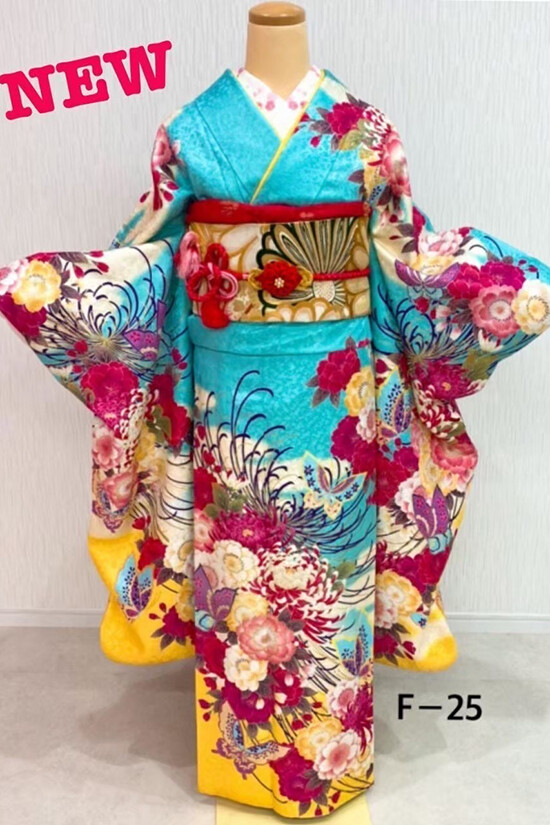 hanaCocoの振袖 /水色/グラマラス/花柄/ Original振袖 | My振袖