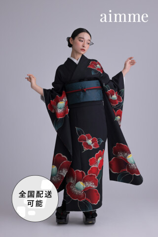 黒振袖-椿-_振袖_100622