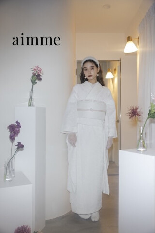 aimme　original　furisode　 white lace_振袖_96549