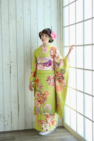 みかん　振袖単品 みかん 振袖単品 橙の成人式振袖一覧 | My振袖