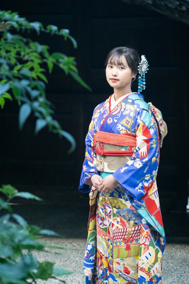 ◎mk-2590　七五三　振袖　着物・襦袢　2点セット　　9-29 キモノ山猫【西宮｜着物レンタル・販売・着付け】 / 兵庫県 の店舗情報